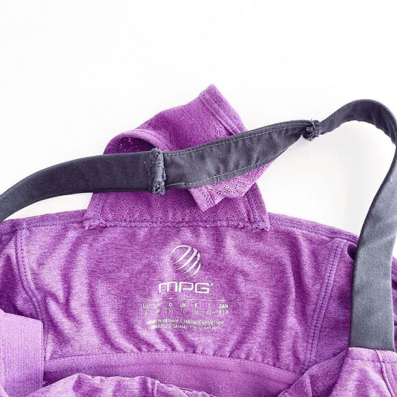 MPG Women's Purple Pullover Sleeveless Scoop Neck Active Tank Top Small - Picture 5 of 8